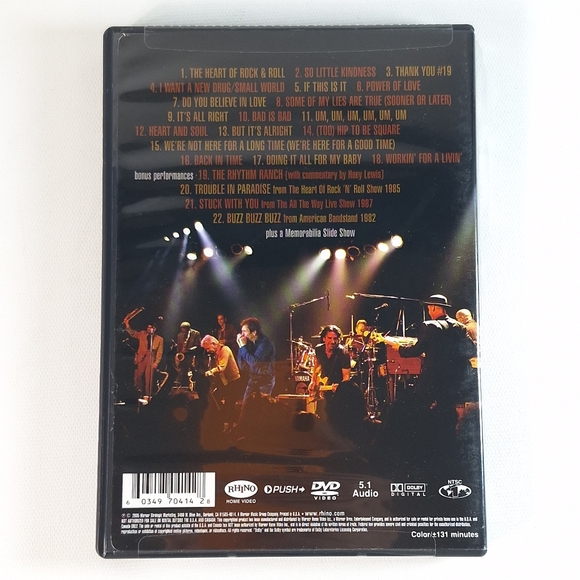 Huey Lewis: Live at 25 Concert  DVD 2005 Huey Lewis and the News - Picture 2 of 7